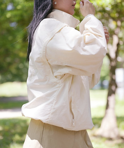 【2025/8/8金9時半発売】S'more 2Way nylon half zip jacket 2ウェイナイロンハーフジップジャケット