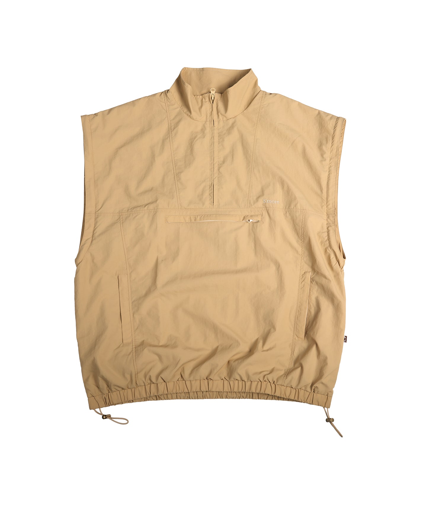 【2025/8/8金9時半発売】S'more 2Way nylon half zip jacket 2ウェイナイロンハーフジップジャケット