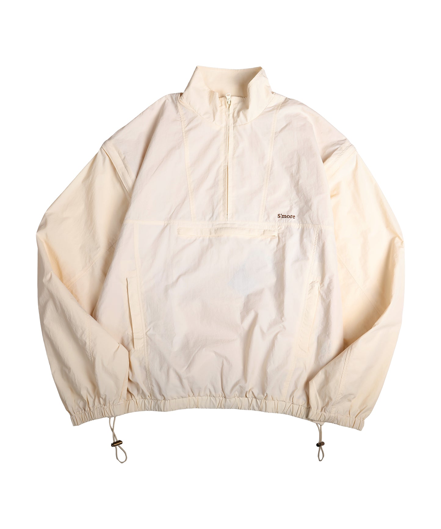 【2025/8/8金9時半発売】S'more 2Way nylon half zip jacket 2ウェイナイロンハーフジップジャケット