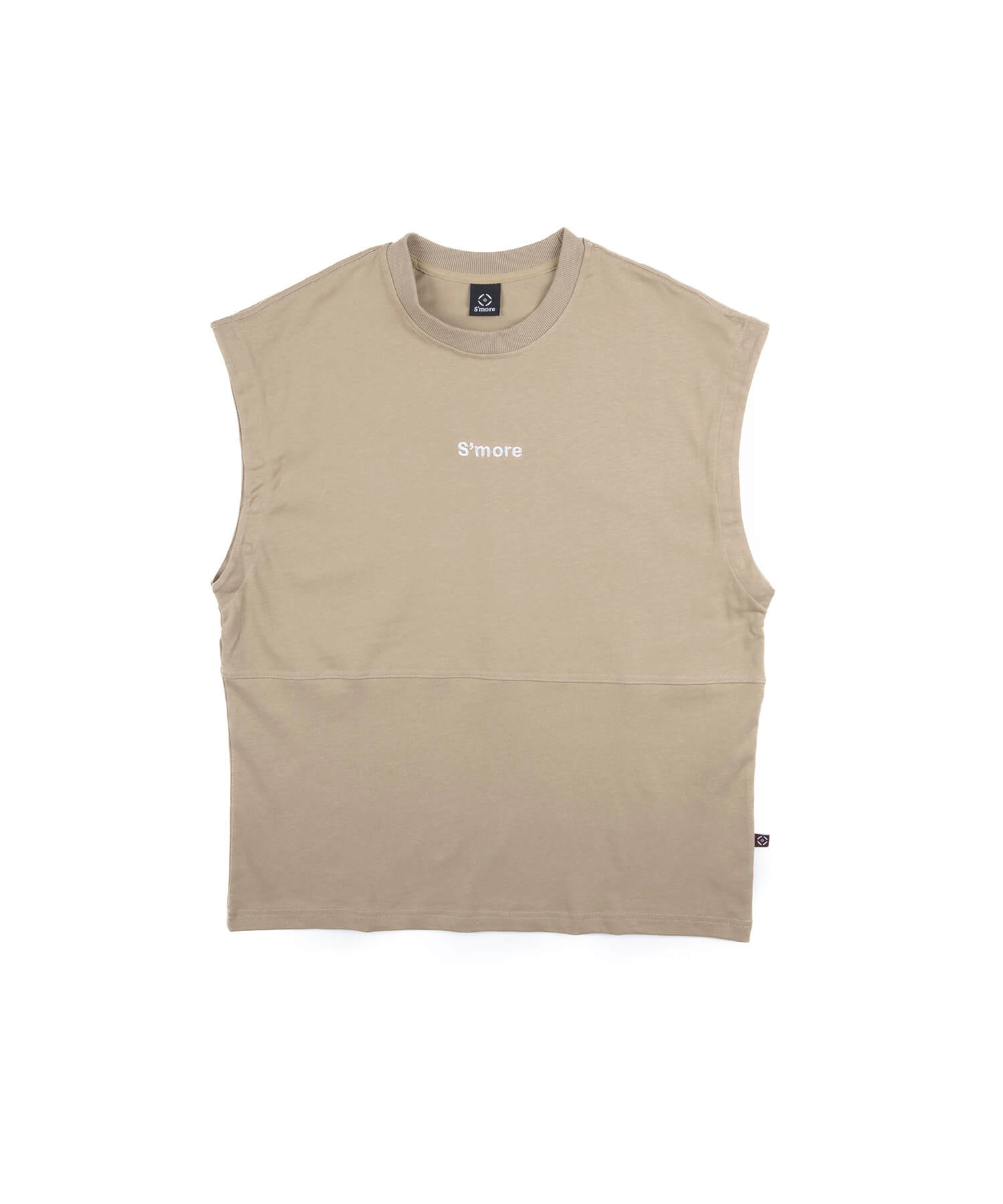 【春応援第二弾 30％OFF　開催期間:3/1～4/3】2WAY REMOVABLE SLEEVE COTTON CREW NECK BIG S/S T-SHIRT