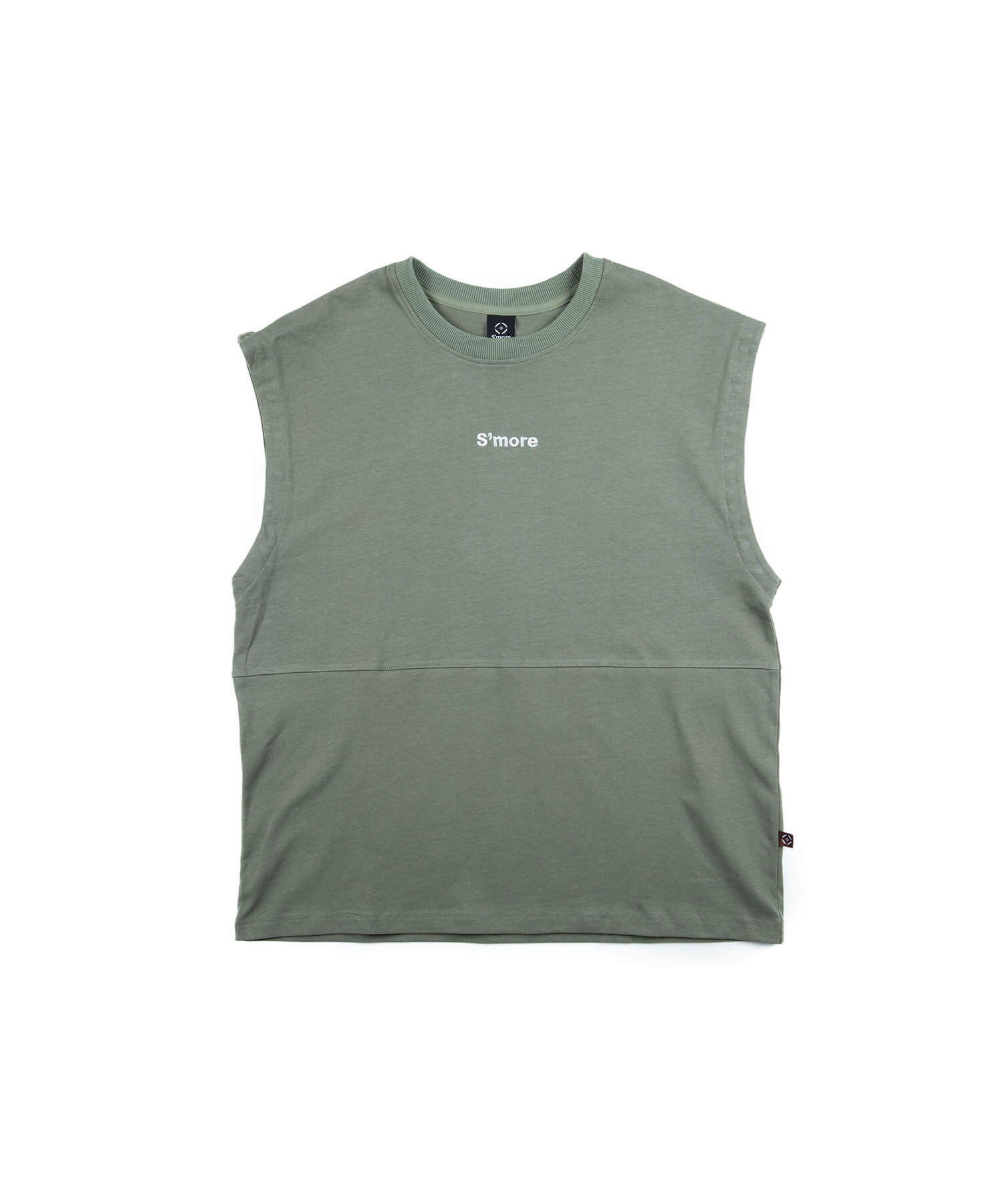 【春応援第二弾 30％OFF　開催期間:3/1～4/3】2WAY REMOVABLE SLEEVE COTTON CREW NECK BIG S/S T-SHIRT