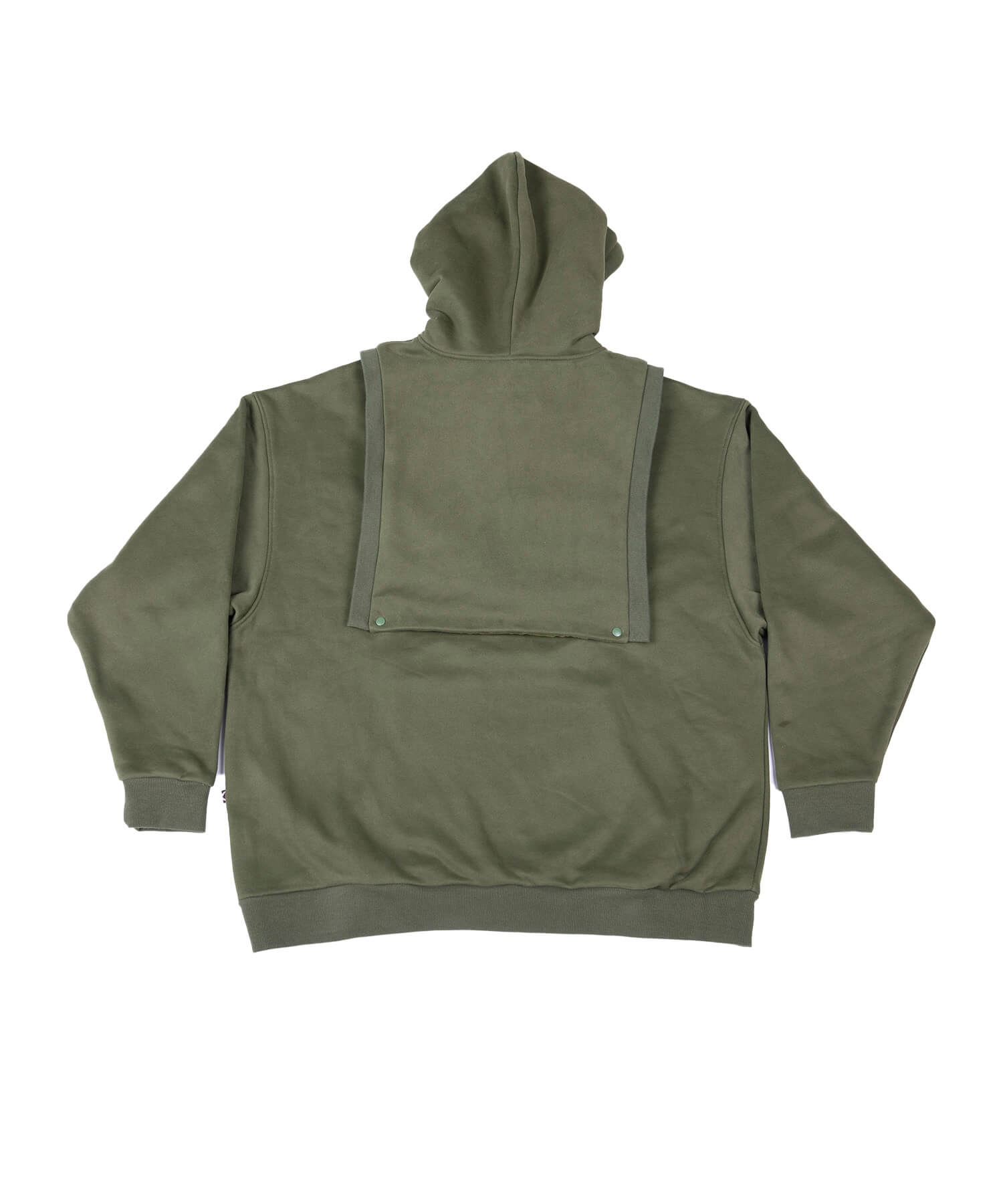 【春応援第二弾 40％OFF　開催期間:3/1～4/3】2WAY removable vest sweat  parka 裏起毛2WAYパーカー