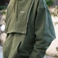 New!!2WAY removable vest sweat  parka 裏起毛2WAYパーカー