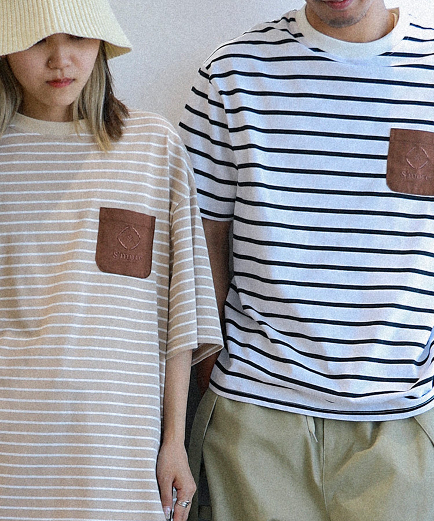 【outdoorsale10％OFF 8.1-8.31絶賛開催】BORDER POCKET S/S T SHIRTS
