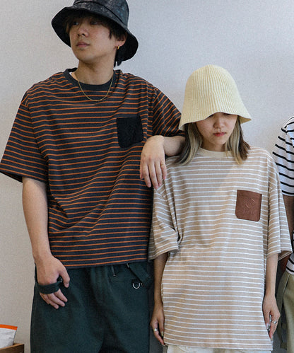 BORDER POCKET S/S T SHIRTS