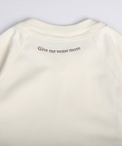 【2025/8/8金9時半発売】S'more Cotton crew neck pocket sweatshirt  コットンクルーネックポケット スウェットシャツ