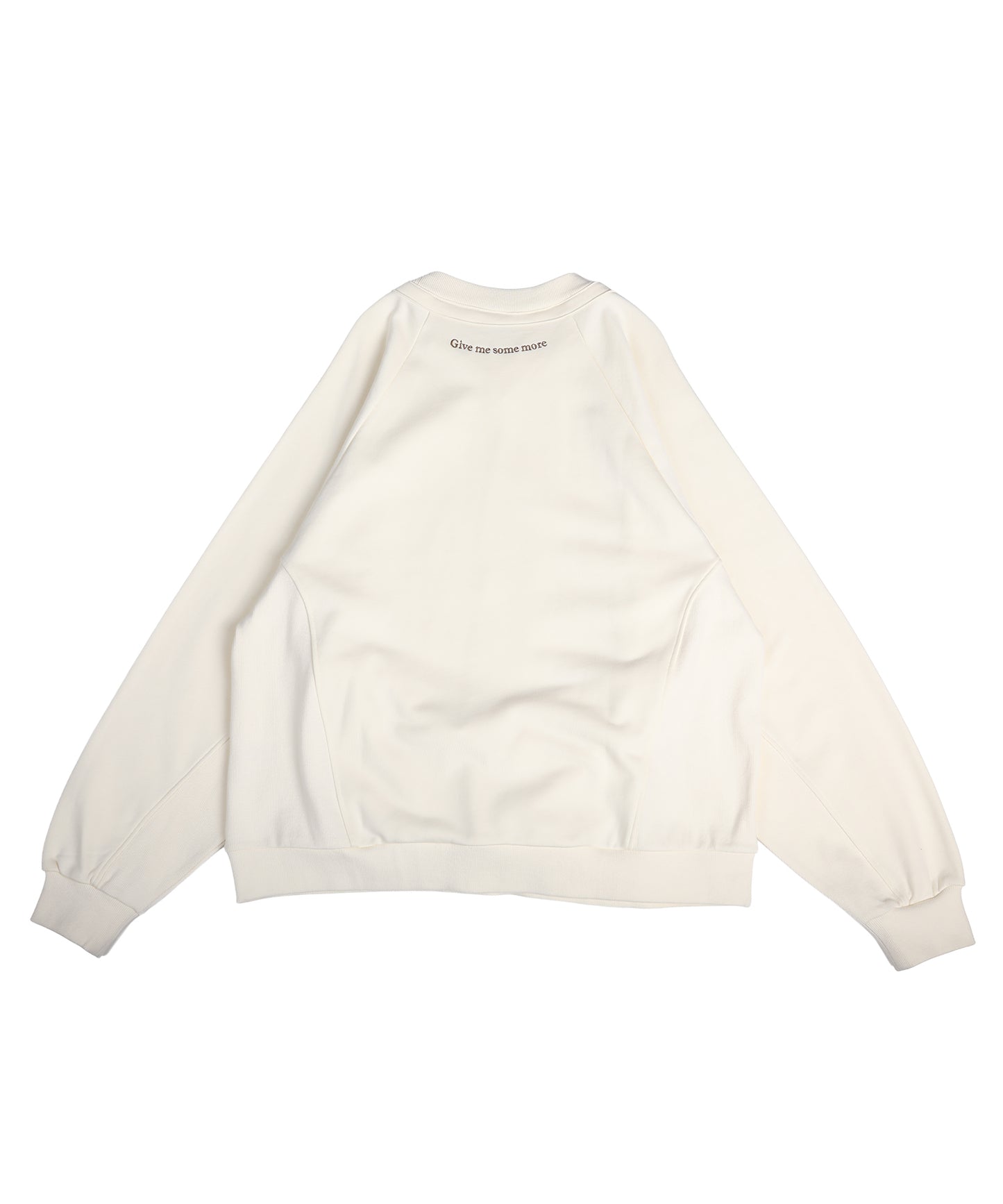 【2025/8/8金9時半発売】S'more Cotton crew neck pocket sweatshirt  コットンクルーネックポケット スウェットシャツ
