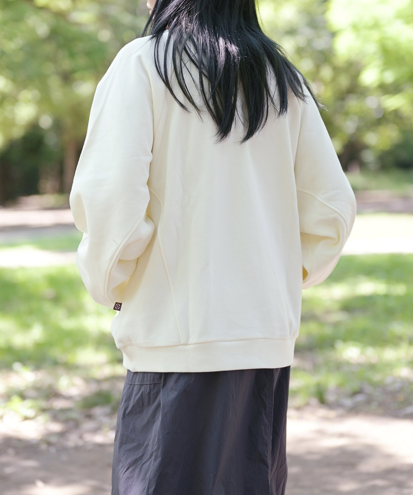 【2025/8/8金9時半発売】S'more Cotton crew neck pocket sweatshirt  コットンクルーネックポケット スウェットシャツ