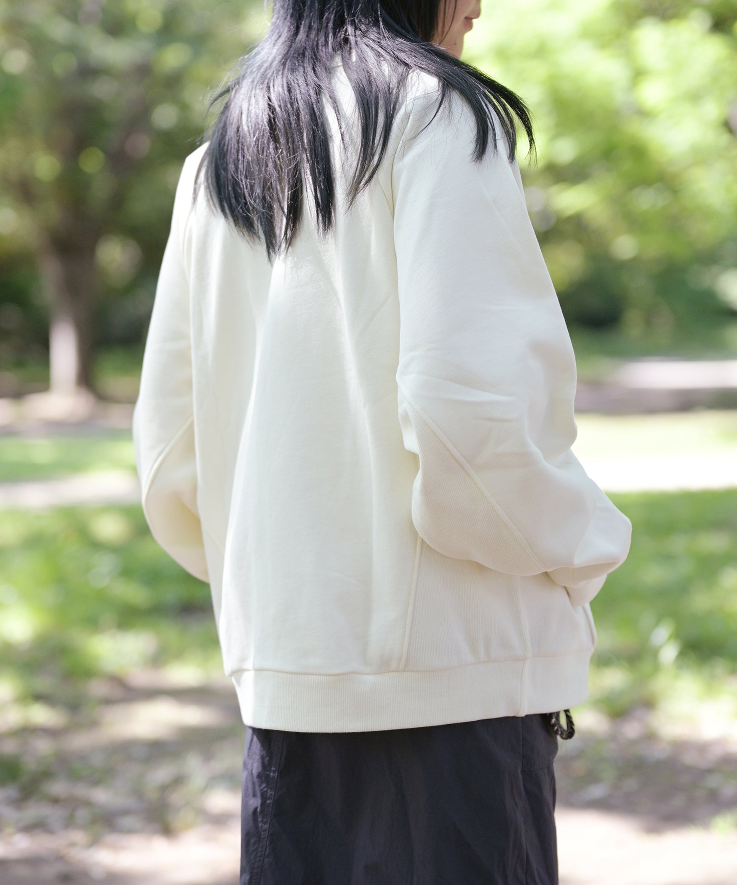 【2025/8/8金9時半発売】S'more Cotton crew neck pocket sweatshirt  コットンクルーネックポケット スウェットシャツ