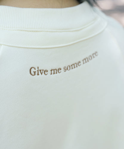 【2025/8/8金9時半発売】S'more Cotton crew neck pocket sweatshirt  コットンクルーネックポケット スウェットシャツ