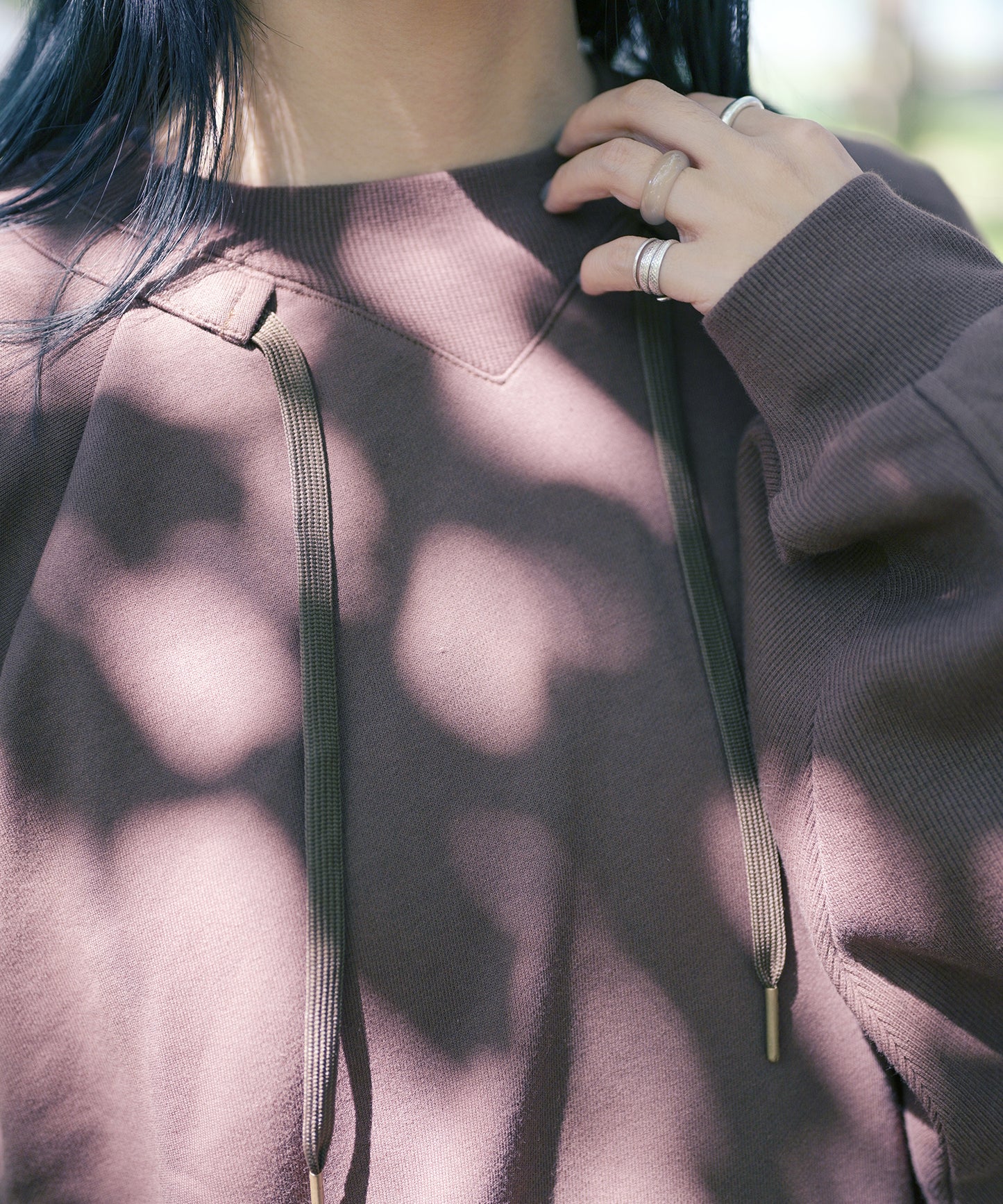 【2025/8/8金9時半発売】S'more Cotton crew neck pocket sweatshirt  コットンクルーネックポケット スウェットシャツ