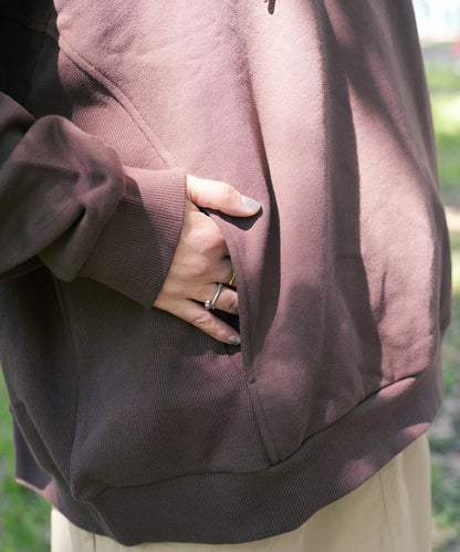 【2025/8/8金9時半発売】S'more Cotton crew neck pocket sweatshirt  コットンクルーネックポケット スウェットシャツ