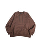 S'more Cotton crew neck pocket sweatshirt  コットンクルーネックポケット スウェットシャツ