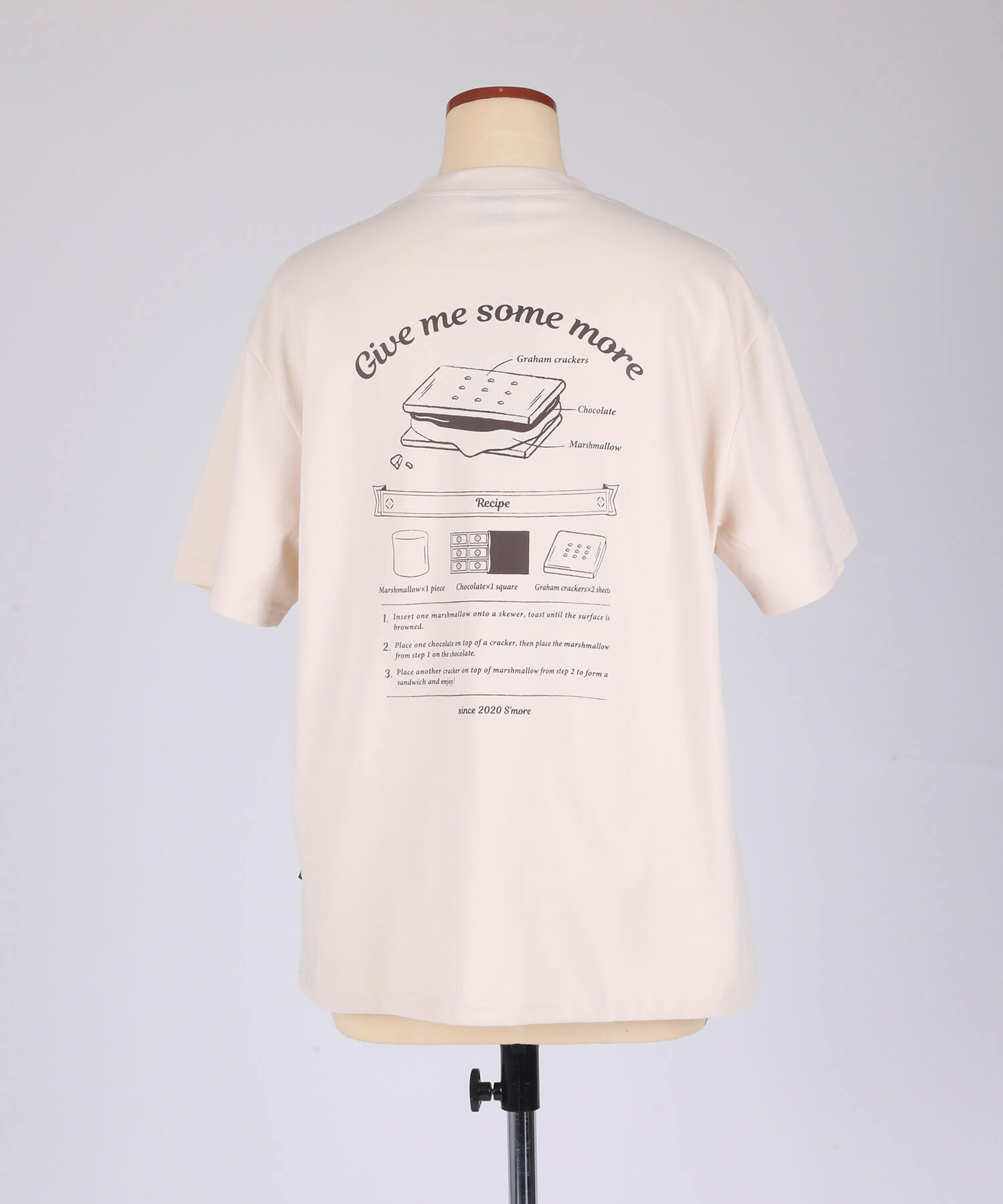 【outdoorsale10％OFF 8.1-8.31絶賛開催】COTTON T SHIRTS  - S'more recipe