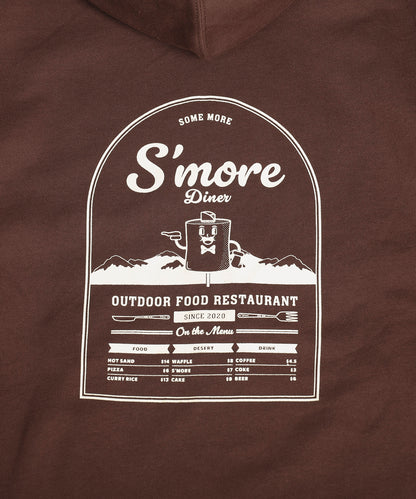 【2025/8/8金9時半発売】S'more dinner illustration full zip hooded sweateshirt スモアダイナーイラストレーションフルジップフーデッドスウェットシャツ