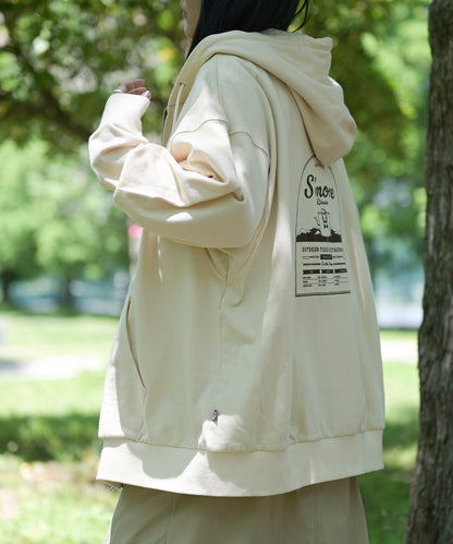 【2025/8/8金9時半発売】S'more dinner illustration full zip hooded sweateshirt スモアダイナーイラストレーションフルジップフーデッドスウェットシャツ