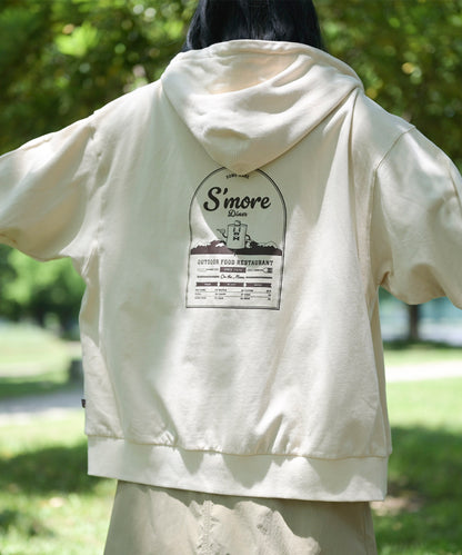 【2025/8/8金9時半発売】S'more dinner illustration full zip hooded sweateshirt スモアダイナーイラストレーションフルジップフーデッドスウェットシャツ