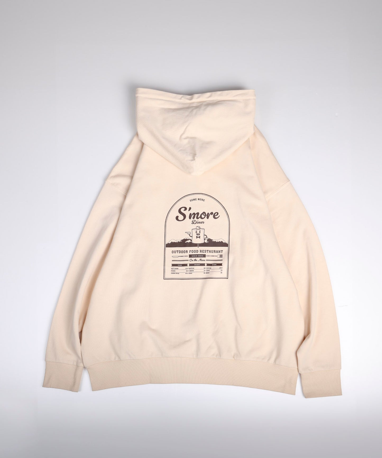 【2025/8/8金9時半発売】S'more dinner illustration full zip hooded sweateshirt スモアダイナーイラストレーションフルジップフーデッドスウェットシャツ
