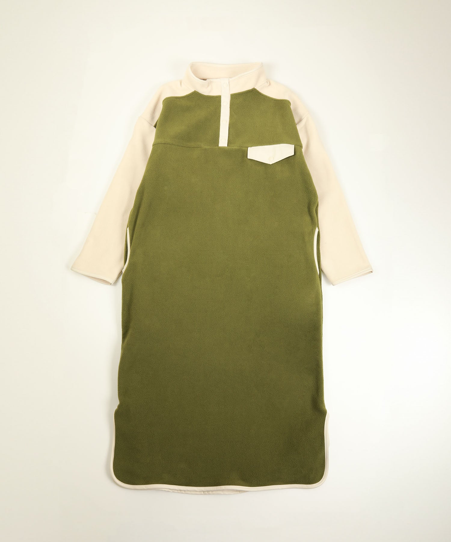 【春応援第二弾 40％OFF　開催期間:3/1〜4/3】New!! Bicolor fleece dress