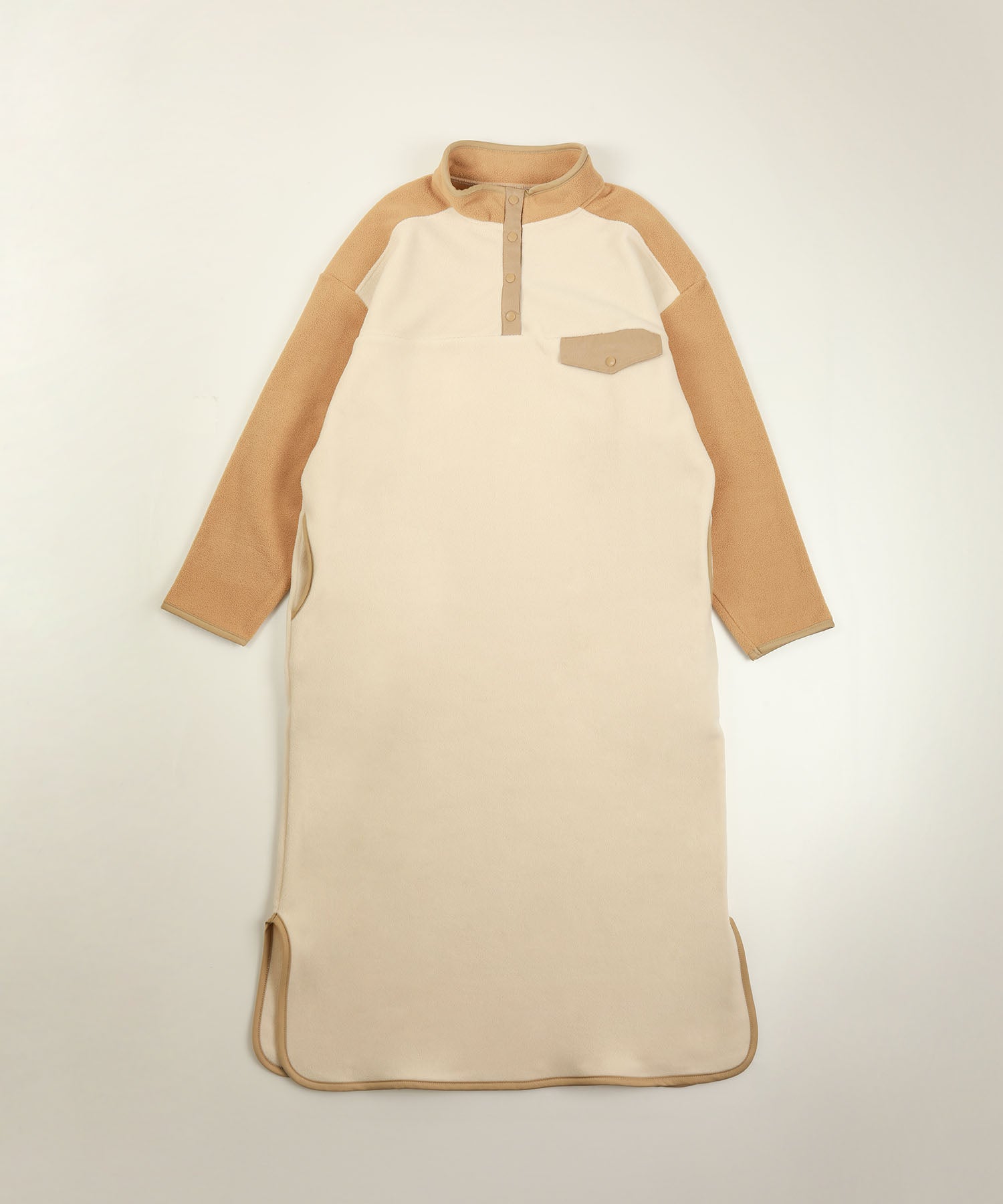 【春応援第二弾 40％OFF　開催期間:3/1〜4/3】New!! Bicolor fleece dress