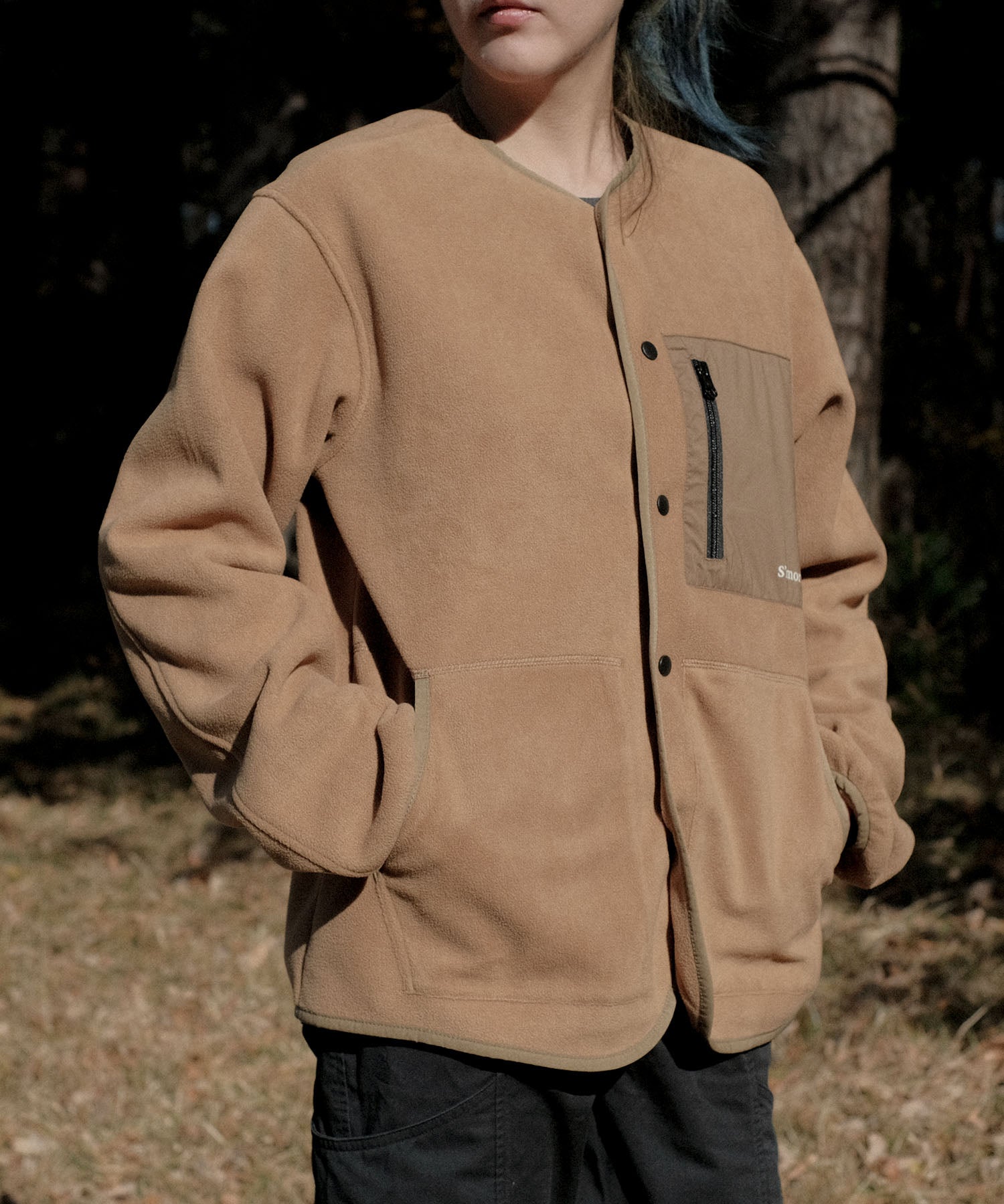 【春応援第二弾 40％OFF　開催期間:3/1〜4/3】Fleece pocket cardigan