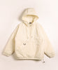 Half zip big silhouette Parka