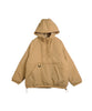 Half zip big silhouette Parka