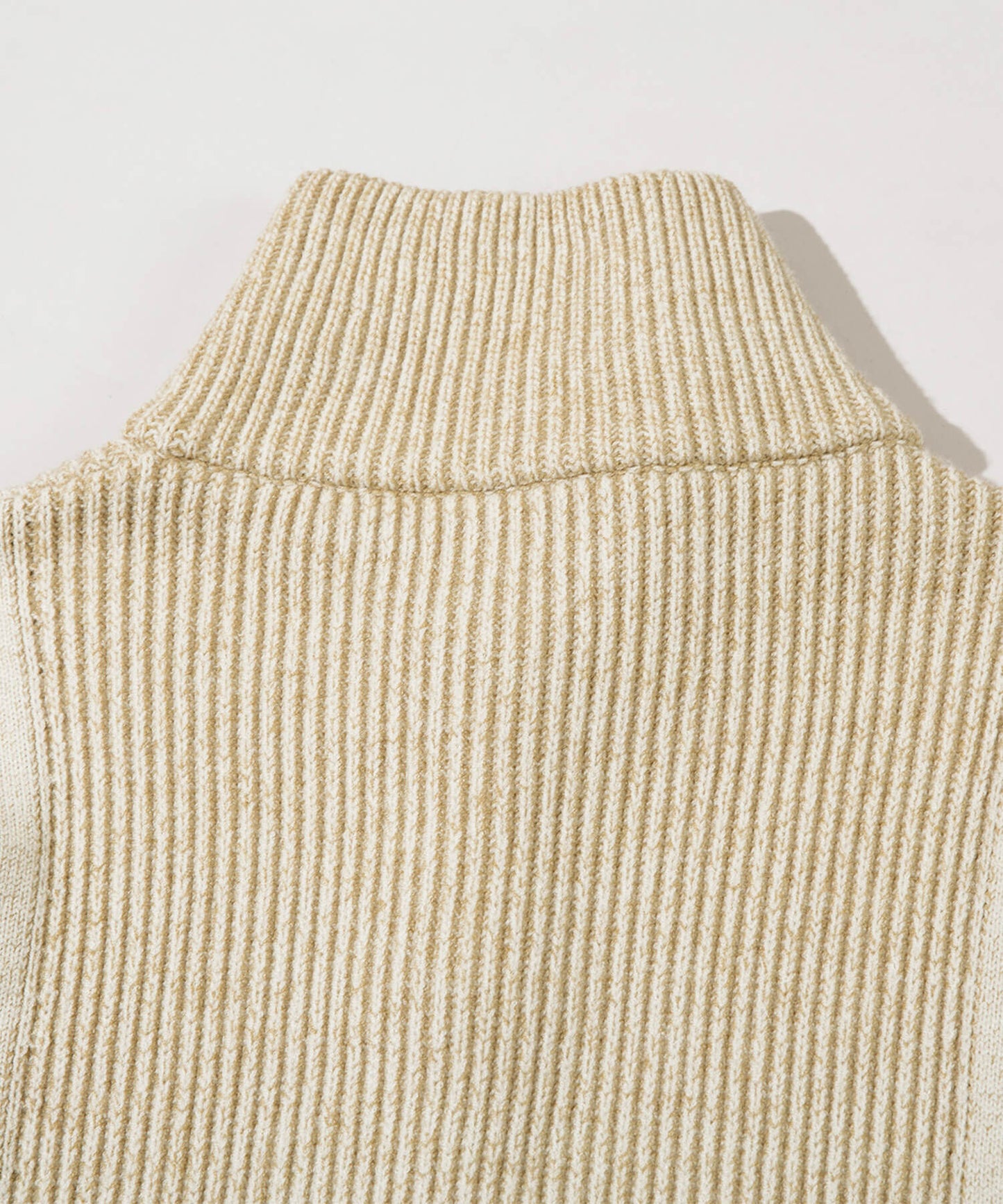 Ribbed stripe sweater