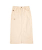 Stretch long denim skirt