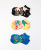 Forest Animal Pack Socks 3P（Pattern B） フォレストアニマルパックソックス 3足セット（柄 B）