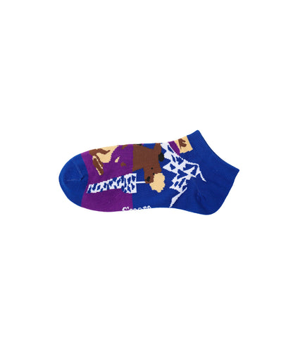 Forest Animal Pack Socks 3P（Pattern A） フォレストアニマルパックソックス 3足セット（柄 A）