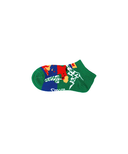 Forest Animal Pack Socks 3P Kids（Pattern A）  フォレストアニマルパックソックス 3足セット キッズ（柄 A）