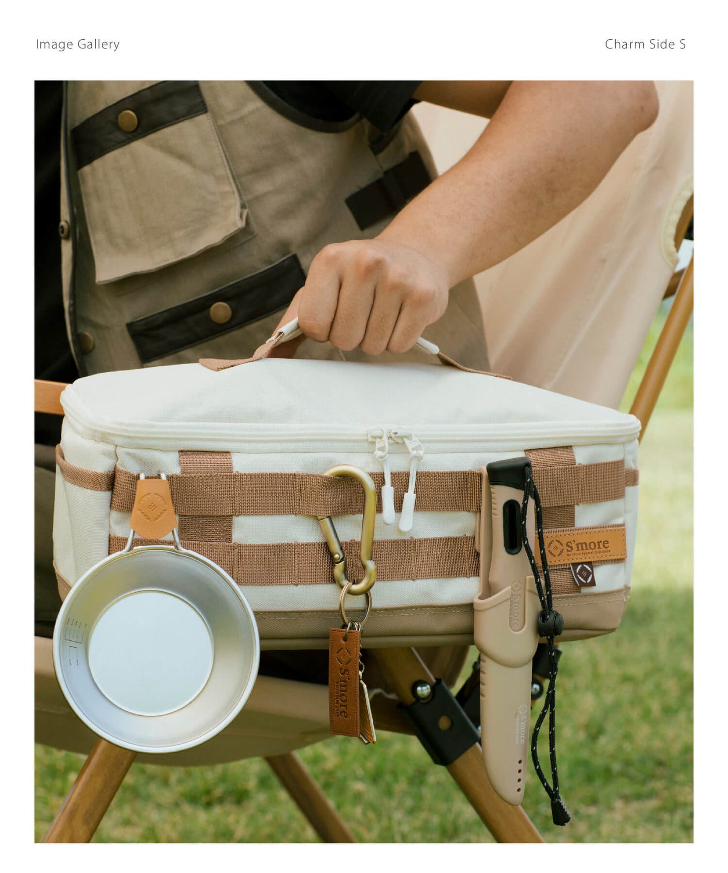 New!!【 Charm Side S 】チャームサイドS テーブルや椅子に取り付けられるサイドバッグ