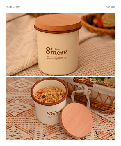 New!! café s'more canister