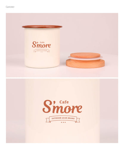 New!! café s'more canister