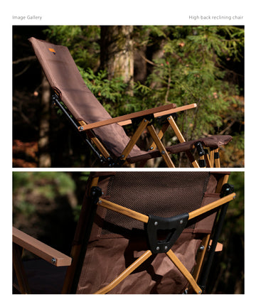 High back reclining chair 】 ハイバックリクライニングチェア 4段 