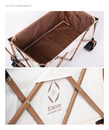 New!!【 One touch storage wagon II 】ワンタッチストレージワゴンⅡ リニューアル-大荷物を一気に運べるワゴン