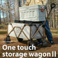 New!!【 One touch storage wagon II 】ワンタッチストレージワゴンⅡ リニューアル-大荷物を一気に運べるワゴン