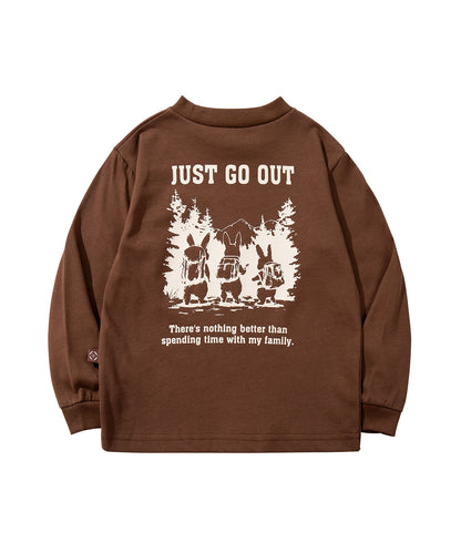 S'more  Just Go Out L/S Tee ジャストゴーアウトロングスリーブTシャツ KIDS