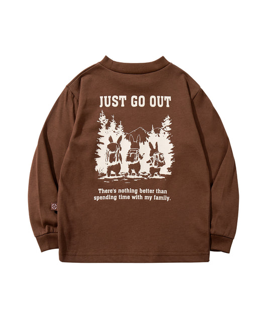 S'more  Just Go Out L/S Tee ジャストゴーアウトロングスリーブTシャツ KIDS