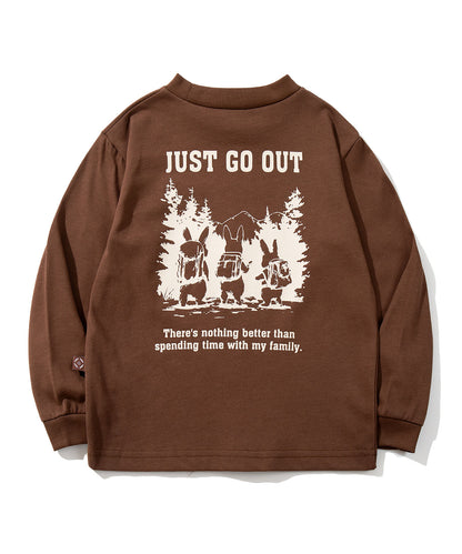 S'more  Just Go Out L/S Tee ジャストゴーアウトロングスリーブTシャツ KIDS