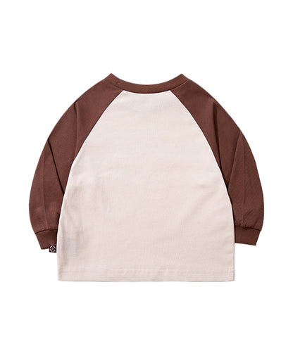 S'more　Campfire Treat Raglan KIDS Tee キャンプファイヤートリートラグランロングスリーブTシャツ