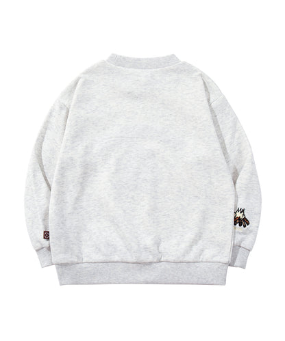 S'more  Campfire Treat Embroidery Sweat キャンプファイヤートリート刺繍スウェット KIDS