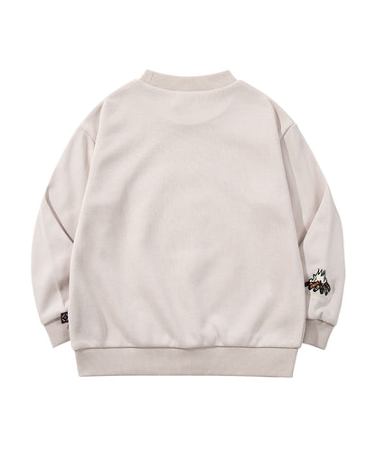 S'more  Campfire Treat Embroidery Sweat キャンプファイヤートリート刺繍スウェット KIDS