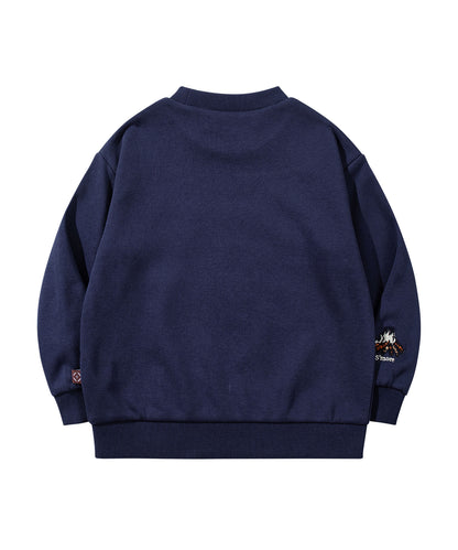 S'more  Campfire Treat Embroidery Sweat キャンプファイヤートリート刺繍スウェット KIDS