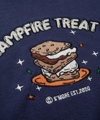S'more  Campfire Treat Embroidery Sweat キャンプファイヤートリート刺繍スウェット KIDS
