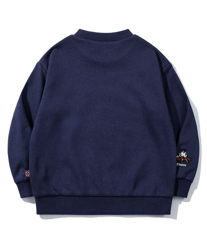 S'more  Campfire Treat Embroidery Sweat キャンプファイヤートリート刺繍スウェット KIDS