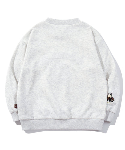 S'more  Campfire Treat Embroidery Sweat キャンプファイヤートリート刺繍スウェット KIDS