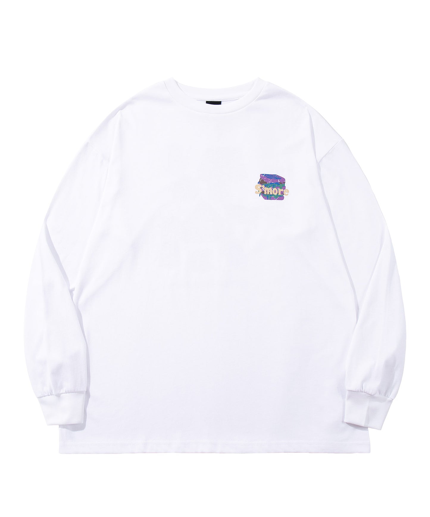 S'more  Pop Color Gear Back Print Tee ポップ配色ギアバックプリントロンTEE　