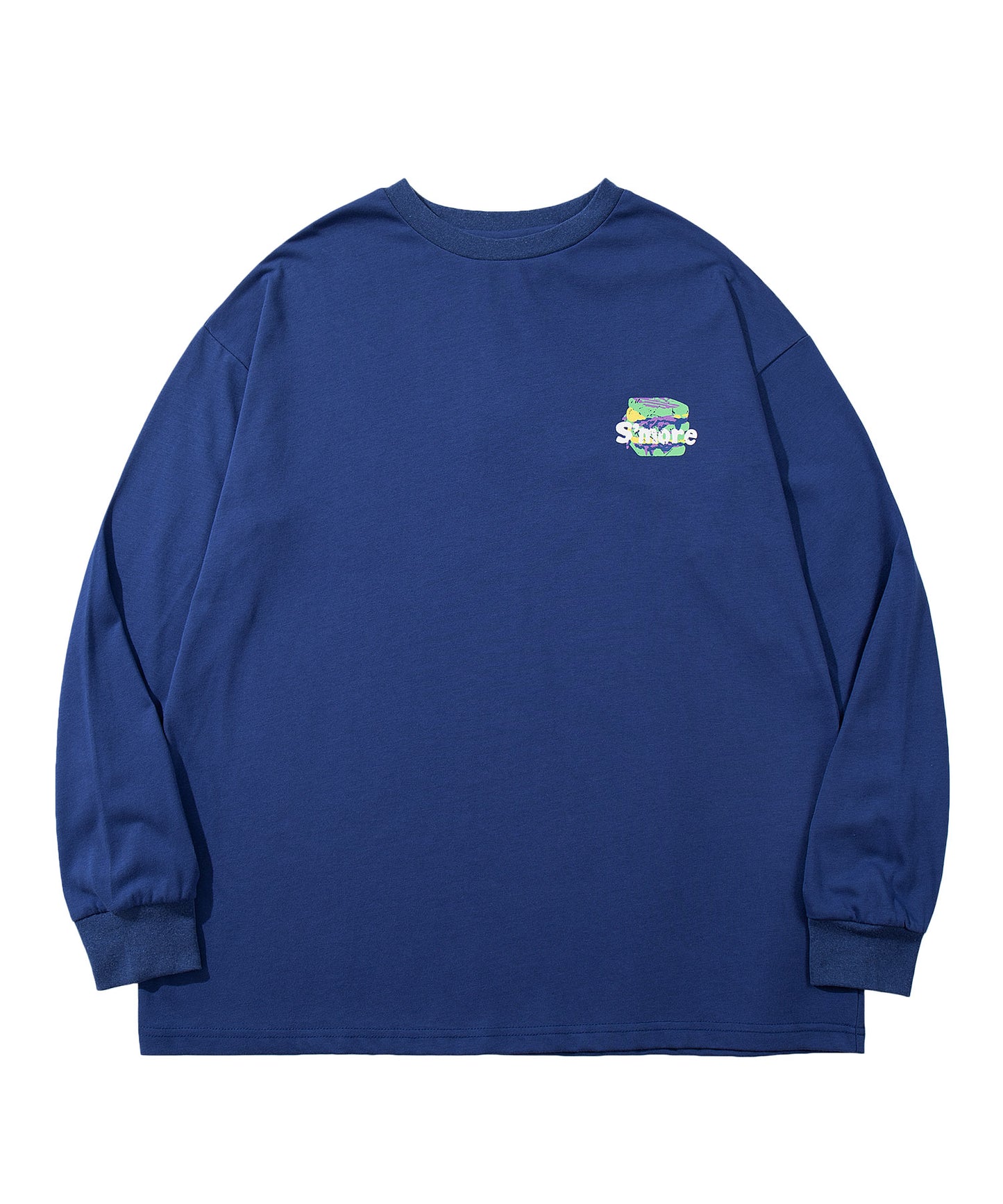 S'more  Pop Color Gear Back Print Tee ポップ配色ギアバックプリントロンTEE　